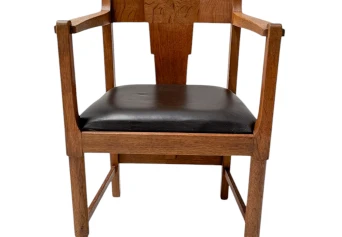 Two Art Deco Amsterdamse School Armchairs, by Frits Spanjaard, 1920s